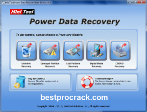 MiniTool Power Data Recovery Crack + Serial Key Download