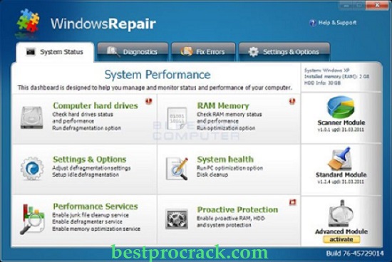 Windows Repair Crack + Activation Key Free Download