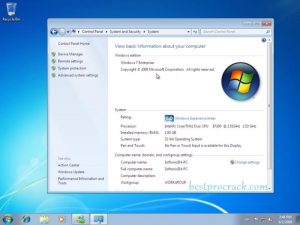 Windows 7 Enterprise Crack + Activation Key 2024